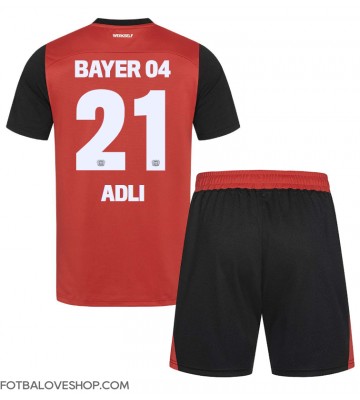 Bayer Leverkusen Amine Adli #21 Dětské Domácí Dres 2024-25 Krátký Rukáv (+ trenýrky)